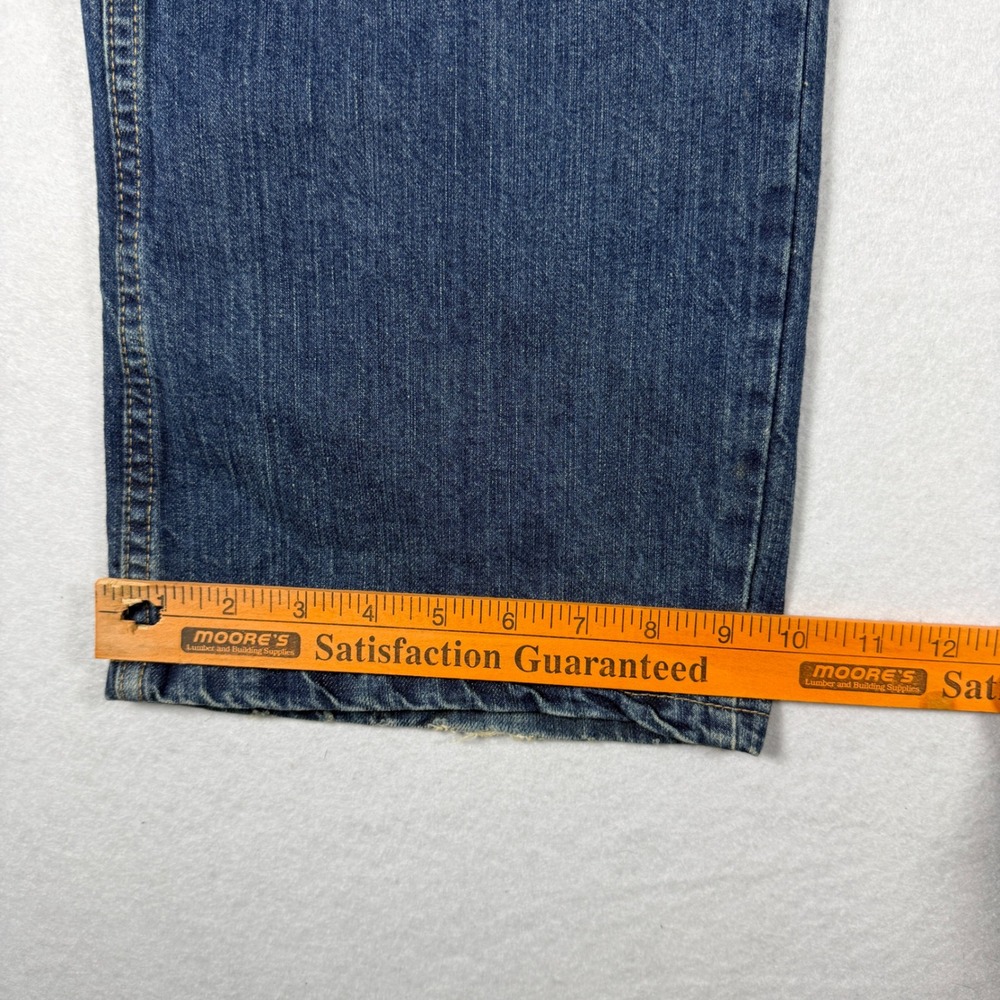 Wrangler Retro Boot Cut Jeans Mens 36x32 Medium Wash Blue Denim WRT20TB - Picture 9 of 12
